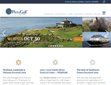 Tablet Screenshot of perrygolf.com